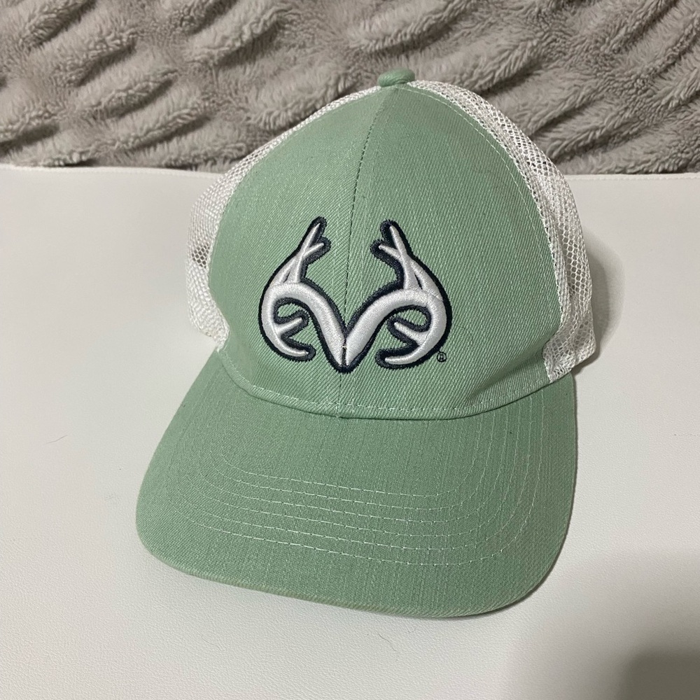Mint Green Real Tree Hat